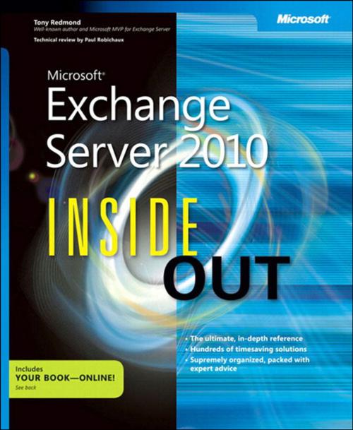 Cover of the book Microsoft Exchange Server 2010 Inside Out by Tony Redmond, Pearson Education