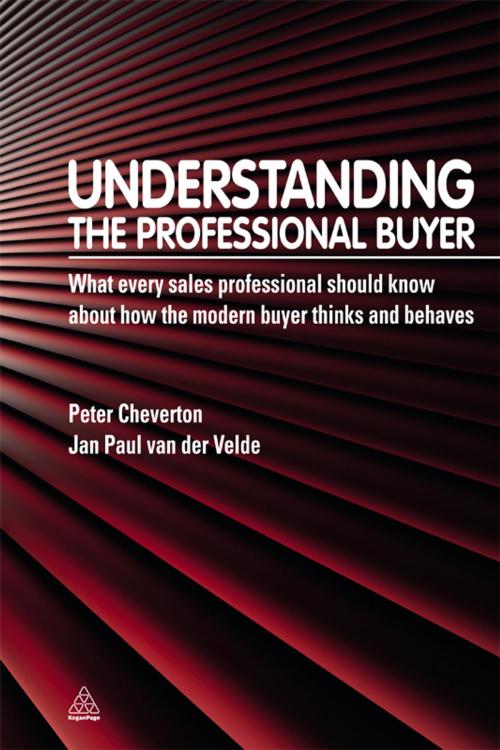 Cover of the book Understanding the Professional Buyer by Peter Cheverton, Jan Paul Van Der Velde, Kogan Page
