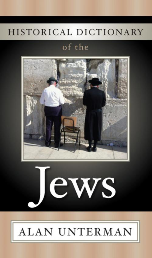 Cover of the book Historical Dictionary of the Jews by Alan Unterman, Scarecrow Press