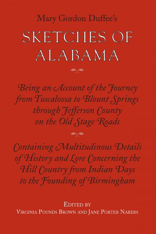 Cover of the book Sketches of Alabama by Mary Duffee, University of Alabama Press