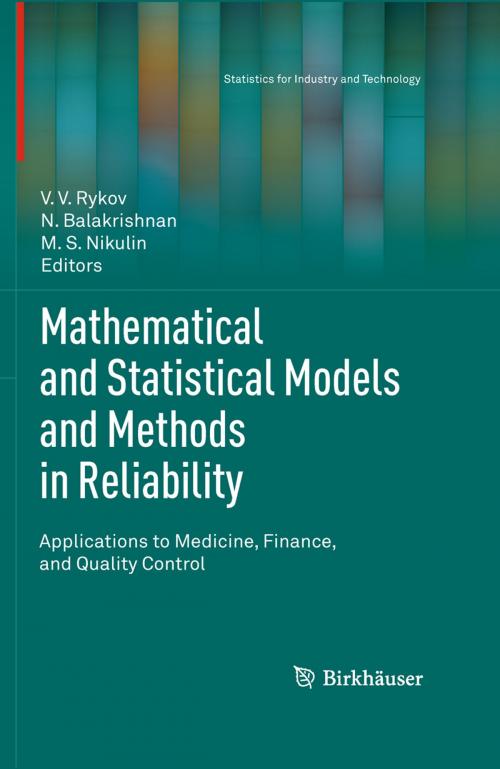 Cover of the book Mathematical and Statistical Models and Methods in Reliability by , Birkhäuser Boston