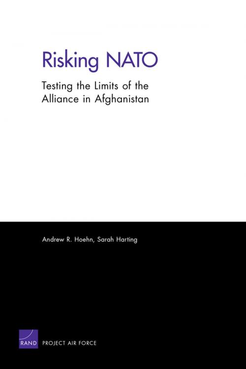 Cover of the book Risking NATO by Andrew R. Hoehn, Sarah Harting, RAND Corporation