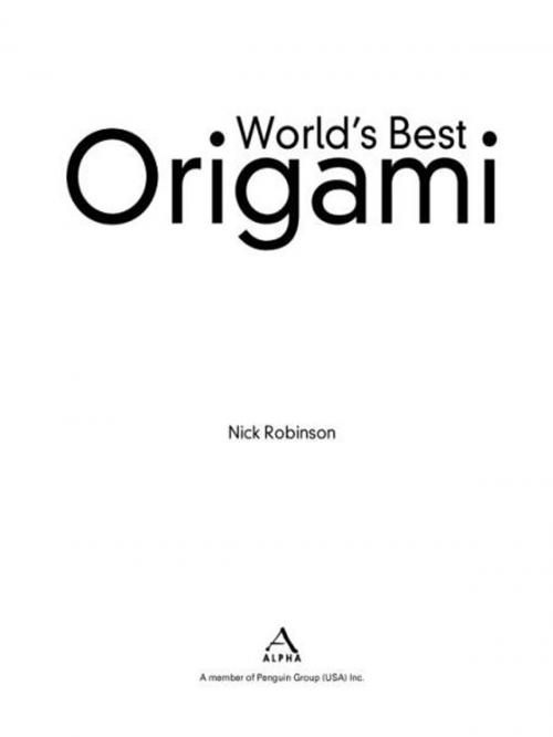 Cover of the book World's Best Origami by Nick Robinson, DK Publishing