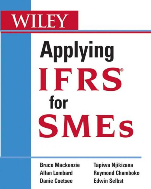 Cover of the book Applying IFRS for SMEs by Bruce Mackenzie, Allan Lombard, Danie Coetsee, Tapiwa Njikizana, Raymond Chamboko, Wiley
