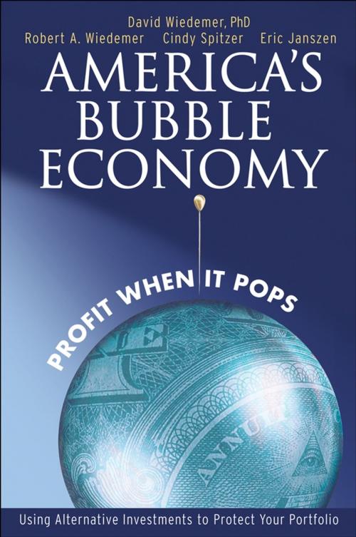 Cover of the book America's Bubble Economy by David Wiedemer, Robert Wiedemer, Cindy Spitzer, Eric Janszen, Wiley