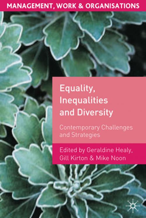 Cover of the book Equality, Inequalities and Diversity by , Palgrave Macmillan
