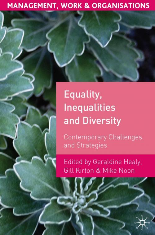Cover of the book Equality, Inequalities and Diversity by , Macmillan Education UK