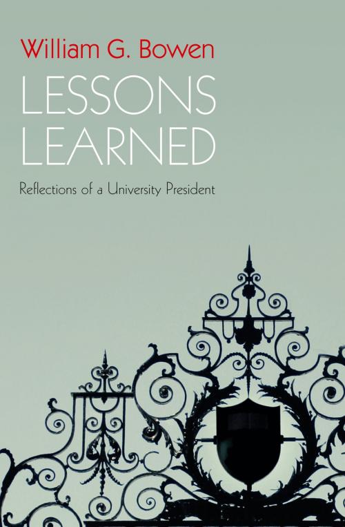Cover of the book Lessons Learned by William G. Bowen, Princeton University Press