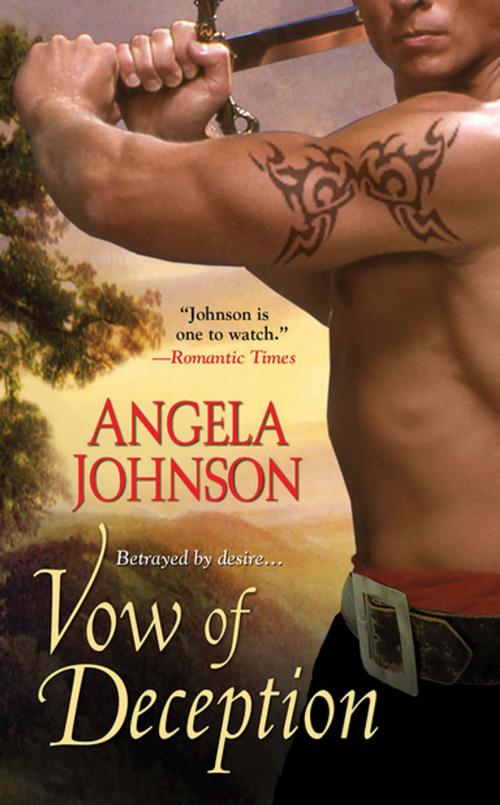 Cover of the book Vow of Deception by Angela Johnson, Zebra Books