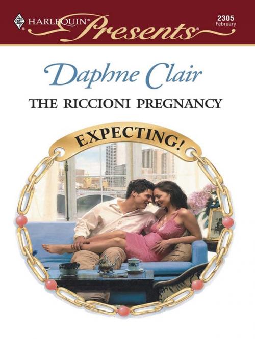 Cover of the book The Riccioni Pregnancy by Daphne Clair, Harlequin