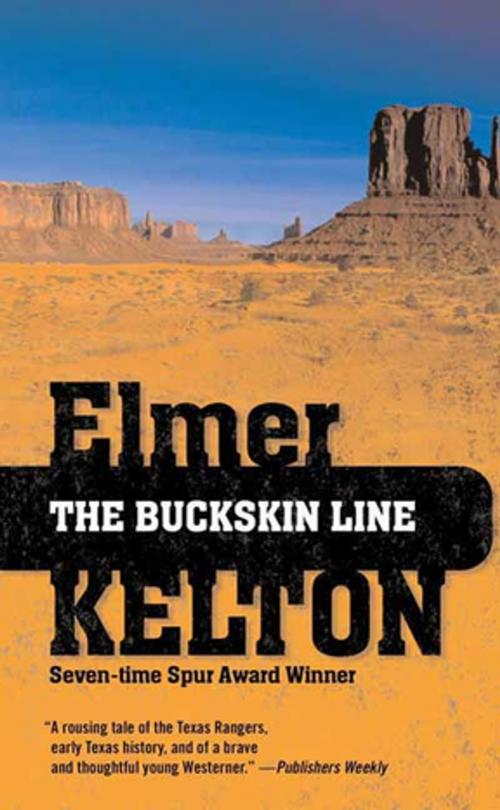 Cover of the book The Buckskin Line by Elmer Kelton, Tom Doherty Associates