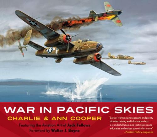 Cover of the book War in Pacific Skies by Charlie Cooper, Ann Cooper, Boyne, Voyageur Press