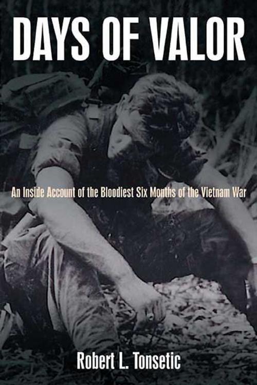 Cover of the book Days of Valor An Inside Account of the Bloodiest Six Months of the Vietnam by Robert L. Tonsetic, Casemate