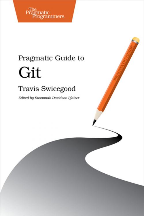 Cover of the book Pragmatic Guide to Git by Travis Swicegood, Pragmatic Bookshelf