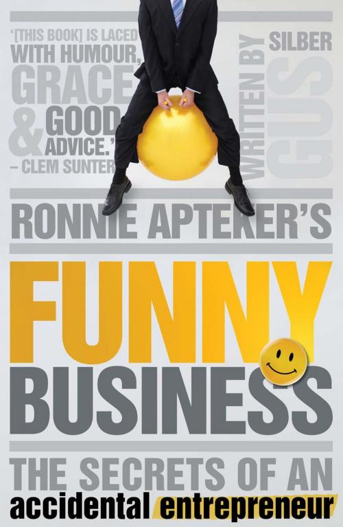 Cover of the book Ronnie Apteker's Funny Business by Gus Silber, Random House Struik