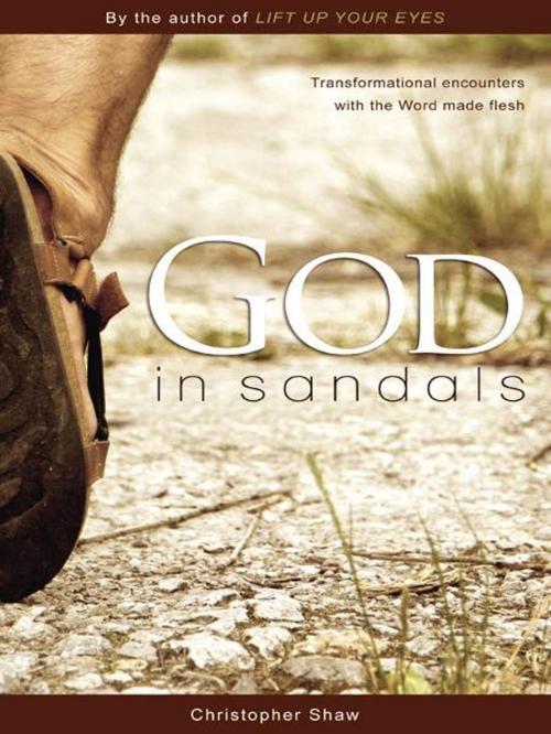 Cover of the book God in Sandals by Christopher Shaw, CLC Publications