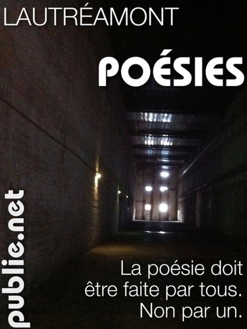 Cover of the book Poésies by Isidore Ducasse (comte de) Lautréamont, publie.net