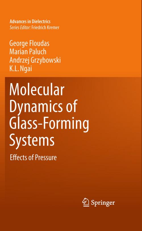 Cover of the book Molecular Dynamics of Glass-Forming Systems by George Floudas, Marian Paluch, Andrzej Grzybowski, Kai Ngai, Springer Berlin Heidelberg