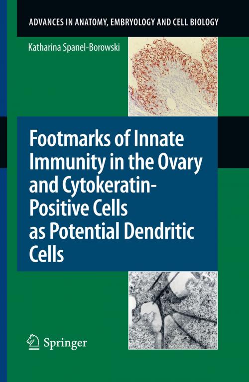 Cover of the book Footmarks of Innate Immunity in the Ovary and Cytokeratin-Positive Cells as Potential Dendritic Cells by Katharina Spanel-Borowski, Springer Berlin Heidelberg
