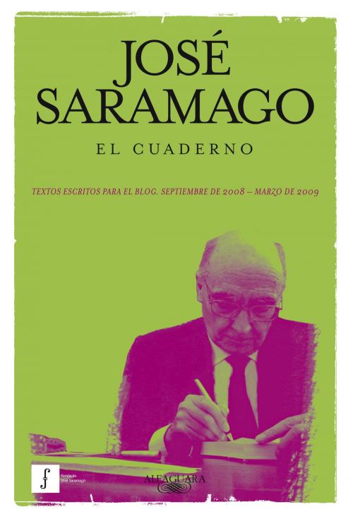 Cover of the book El cuaderno by José Saramago, Penguin Random House Grupo Editorial España