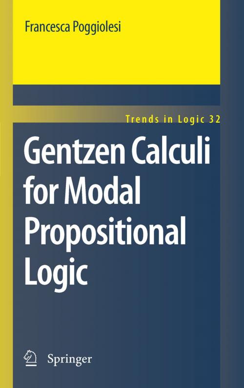 Cover of the book Gentzen Calculi for Modal Propositional Logic by Francesca Poggiolesi, Springer Netherlands