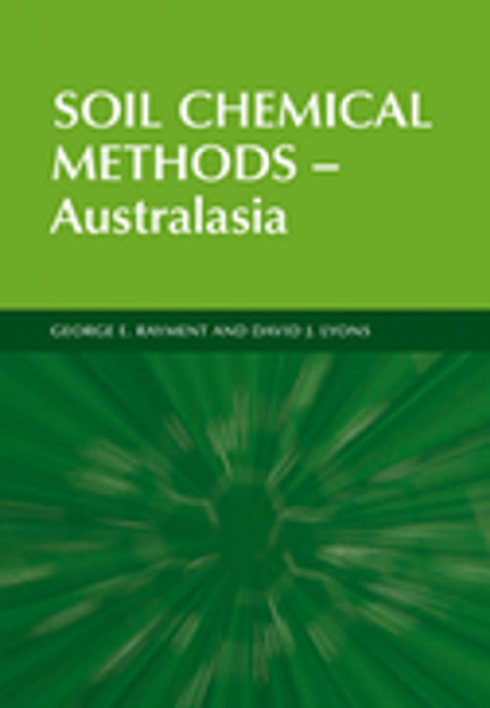 Big bigCover of Soil Chemical Methods - Australasia