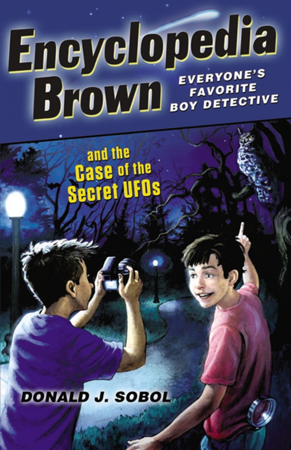 Big bigCover of Encyclopedia Brown and the Case of the Secret UFOs