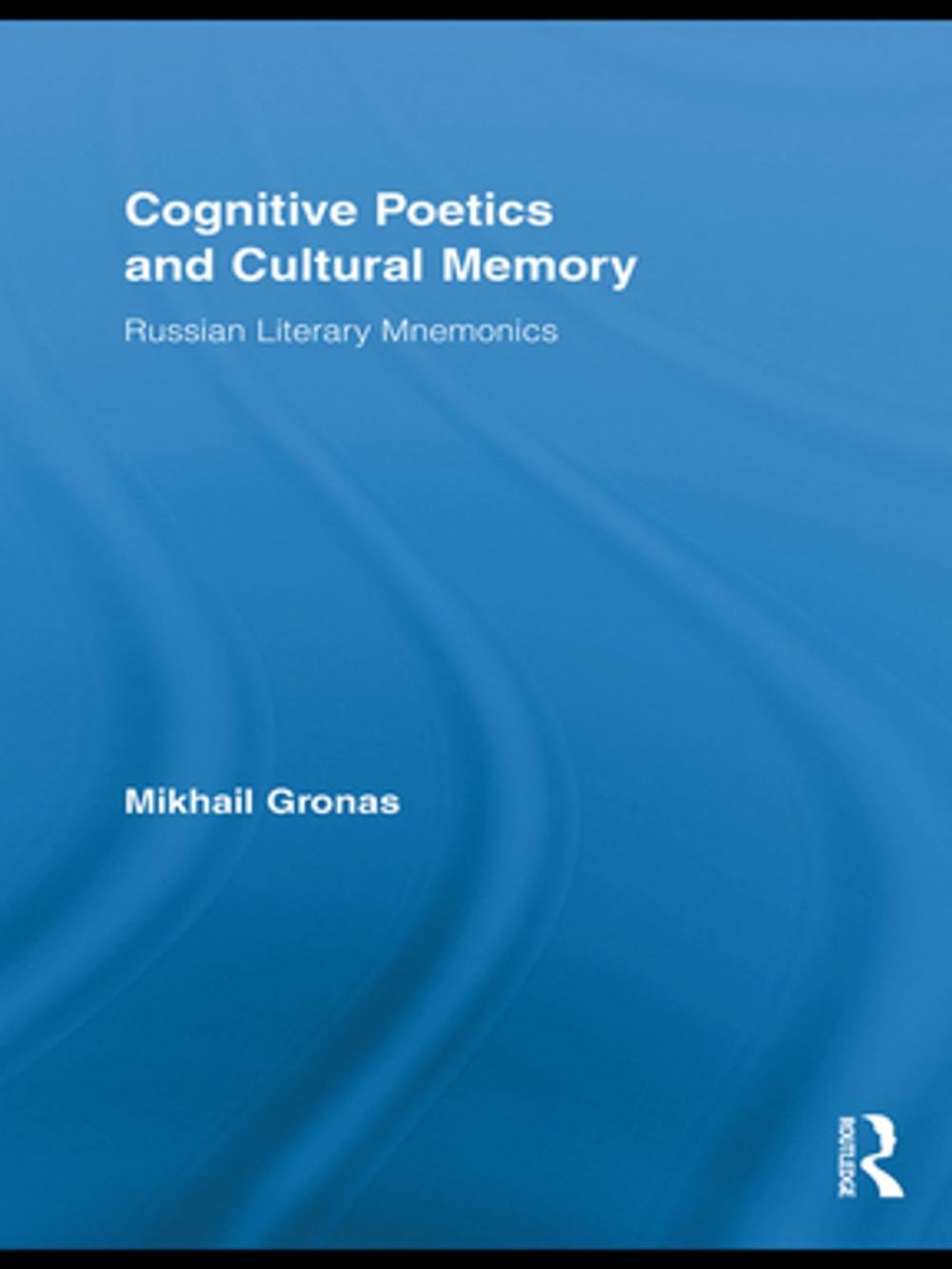 Big bigCover of Cognitive Poetics and Cultural Memory
