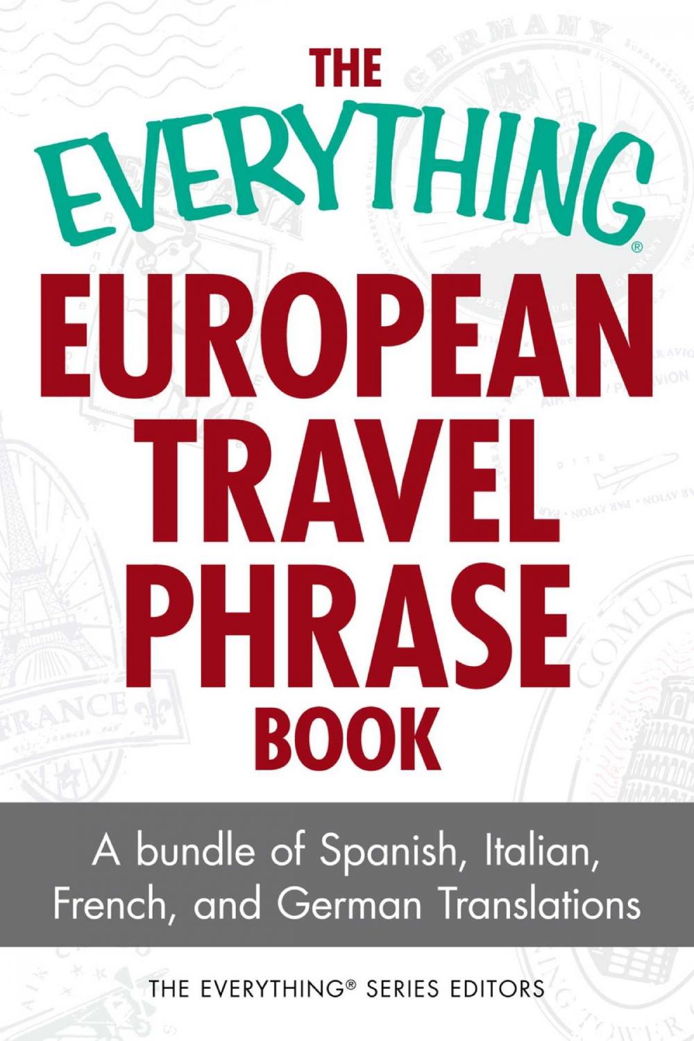 Big bigCover of The Everything European Travel Phrase Book
