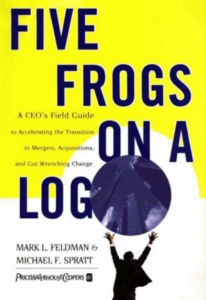 Book cover of Five Frogs on a Log