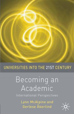 Book cover of Becoming an Academic
