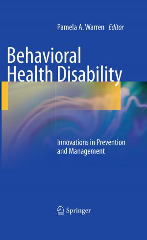 Cover of Behavioral Health Disability