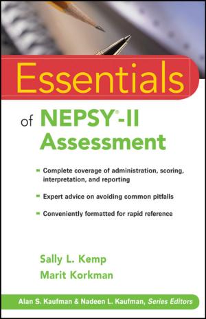 Cover of the book Essentials of NEPSY-II Assessment by David W. Lesch