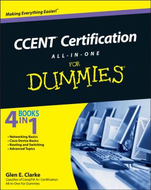 Cover of the book CCENT Certification All-In-One For Dummies by Patricia Macnair