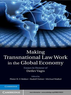 Cover of the book Making Transnational Law Work in the Global Economy by Jacco Bomhoff