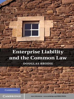 Book cover of Enterprise Liability and the Common Law