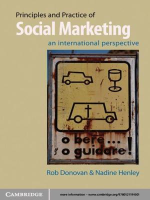 Cover of the book Principles and Practice of Social Marketing by Professor D. R. Cox