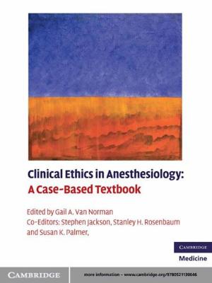 Cover of the book Clinical Ethics in Anesthesiology by Virginia Reinburg
