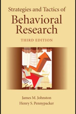 Cover of the book Strategies and Tactics of Behavioral Research by Antoon Leenaars
