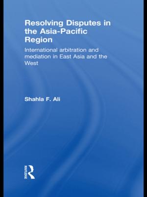 Cover of Resolving Disputes in the Asia-Pacific Region