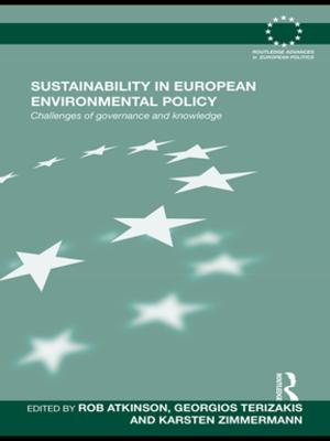 Cover of the book Sustainability in European Environmental Policy by 