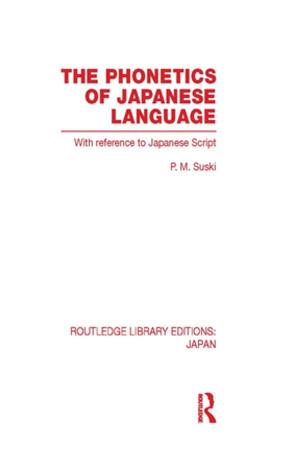 Cover of the book The Phonetics of Japanese Language by 