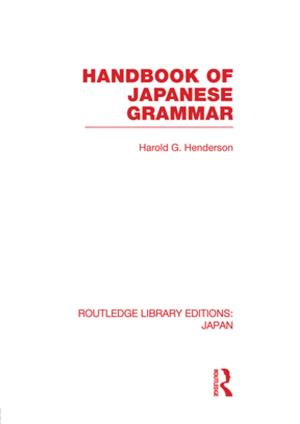 Cover of the book Handbook of Japanese Grammar by Kathleen Gleeson