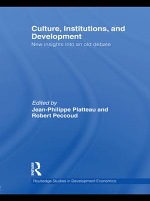 Cover of the book Culture, Institutions, and Development by María Lorca-Susino
