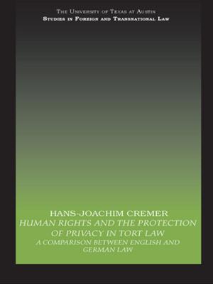 Cover of the book Human Rights and the Protection of Privacy in Tort Law by Ian Parker
