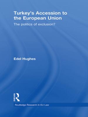 Cover of the book Turkey's Accession to the European Union by Anthony Friedmann