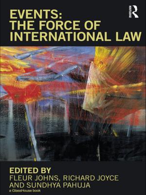 Cover of the book Events: The Force of International Law by Carol M Connell