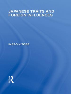 Book cover of Japanese Traits and Foreign Influences