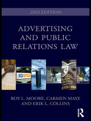 Cover of the book Advertising and Public Relations Law by Howard Sankey