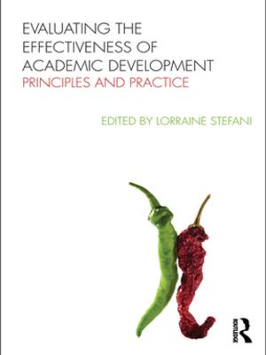 Cover of the book Evaluating the Effectiveness of Academic Development by Sarah Keenan